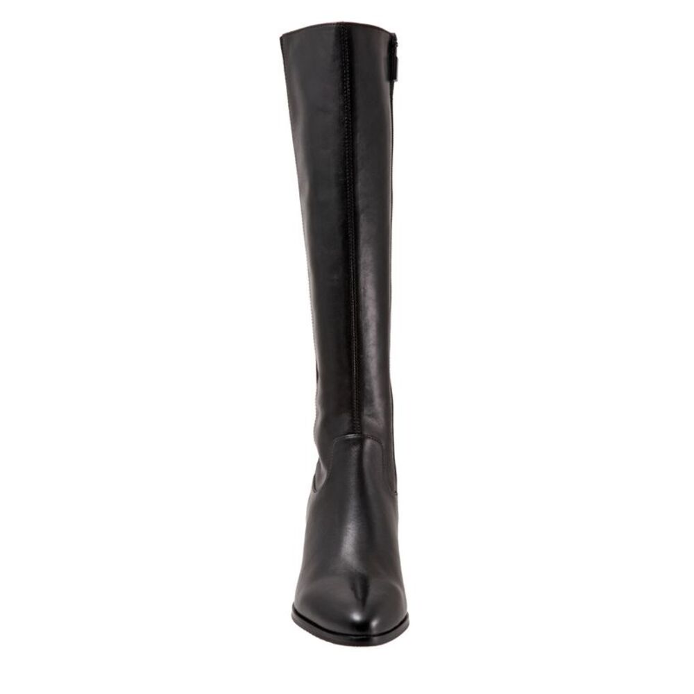 Trotters Womens Kirby Wide Calf Black Boots (NWT) - Picture 3 of 7